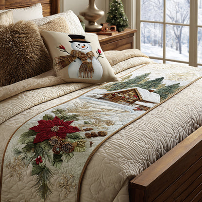 Cabin Cheer Quilted Bed Runner NCU0DV8898