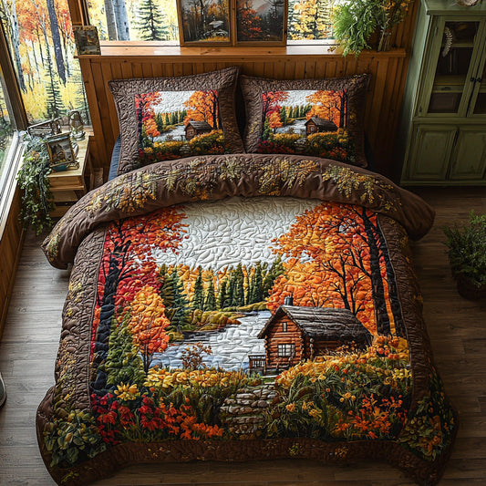 Cabin Dream 3-Piece Quilted Bedding Set NCU0DV7025