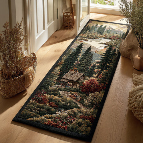 Cabin Forest Path Runner Carpet NCU0HH1026