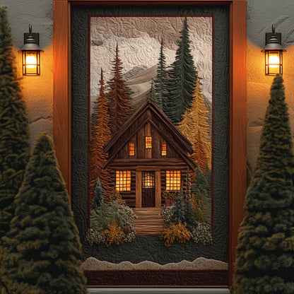 Cabin Haven Quilted Door Cover NCU0DV8770