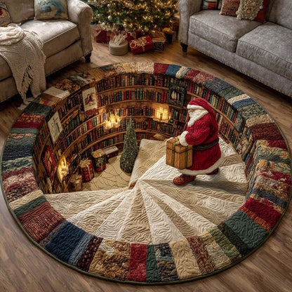 Cabin Light Glow Quilted Round Mat NCU0NT11241