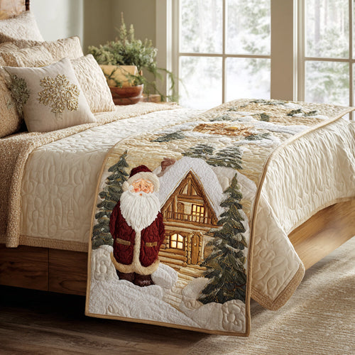 Cabin Lights Quilted Bed Runner NCU0DV8901