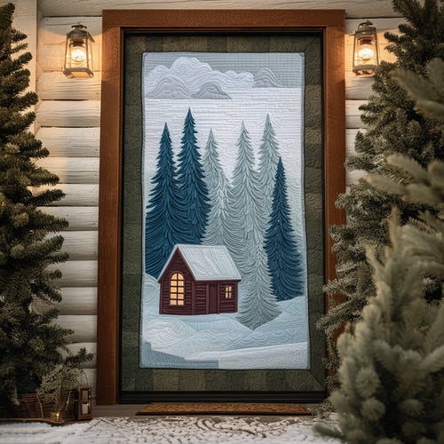 Cabin Lodge Quilted Door Cover NCU0DV8779