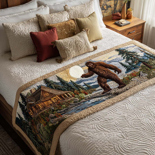 Cabin Lodge Spirit Quilted Bed Runner NCU0NT8692