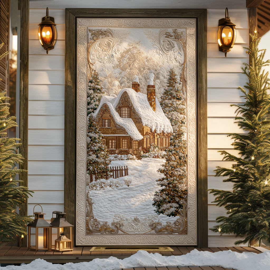 Cabin Serenity Quilted Door Cover NCU0DV8778