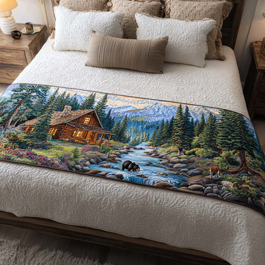 Cabin Sleep Bliss Quilted Bed Runner NCU0NT8698