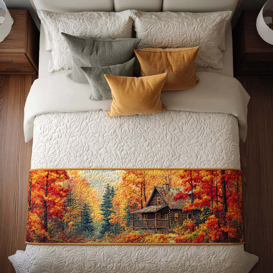 Cabin Warm Hugs Quilted Bed Runner NCU0NT8700
