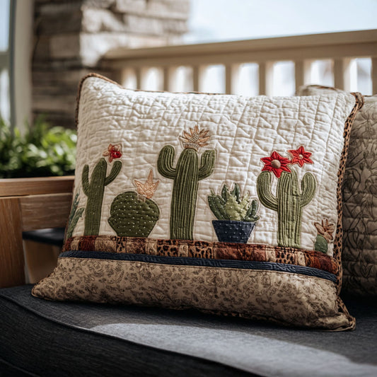Cactus Cutie Quilted Bedding Pillow Case NCU0PT8690