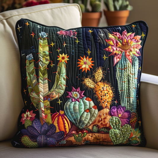 Cactus Oasis Quilted Pillow Case NCU0DV289