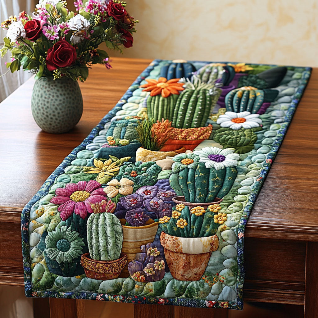 Peep Blooms Quilted Table Runner NCU0DV4294 main image 1