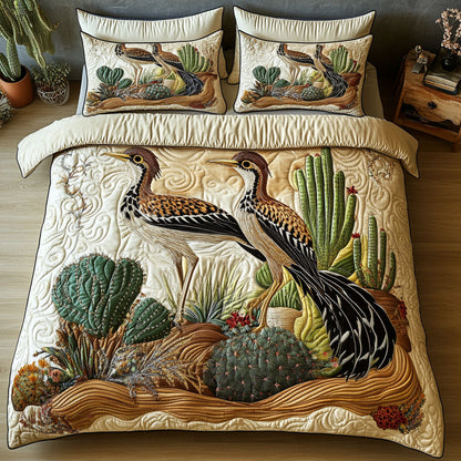 Cactus Dancers 3-Piece Quilted Bedding Set NCU0NT7135