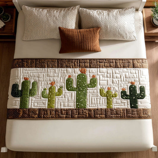 Cactus Garden Glow Quilted Bed Runner NCU0PT8770