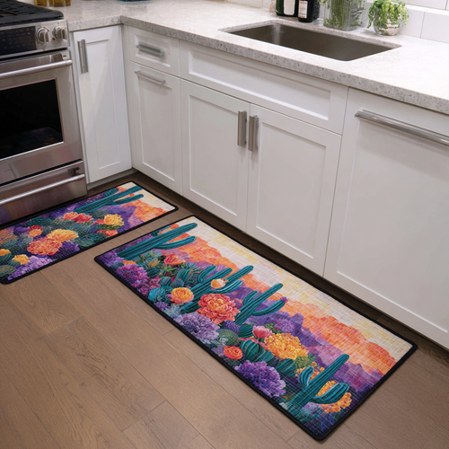 Cactus Garden Kitchen Area Rug NCU0DK10923