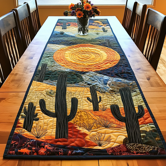 Cactus Garden Quilted Table Runner NCU0VL1503