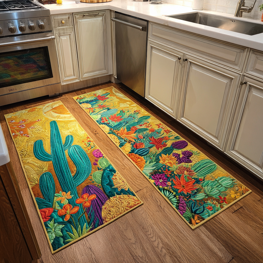 Cactus Horizon Kitchen Area Rug NCU0DK10924