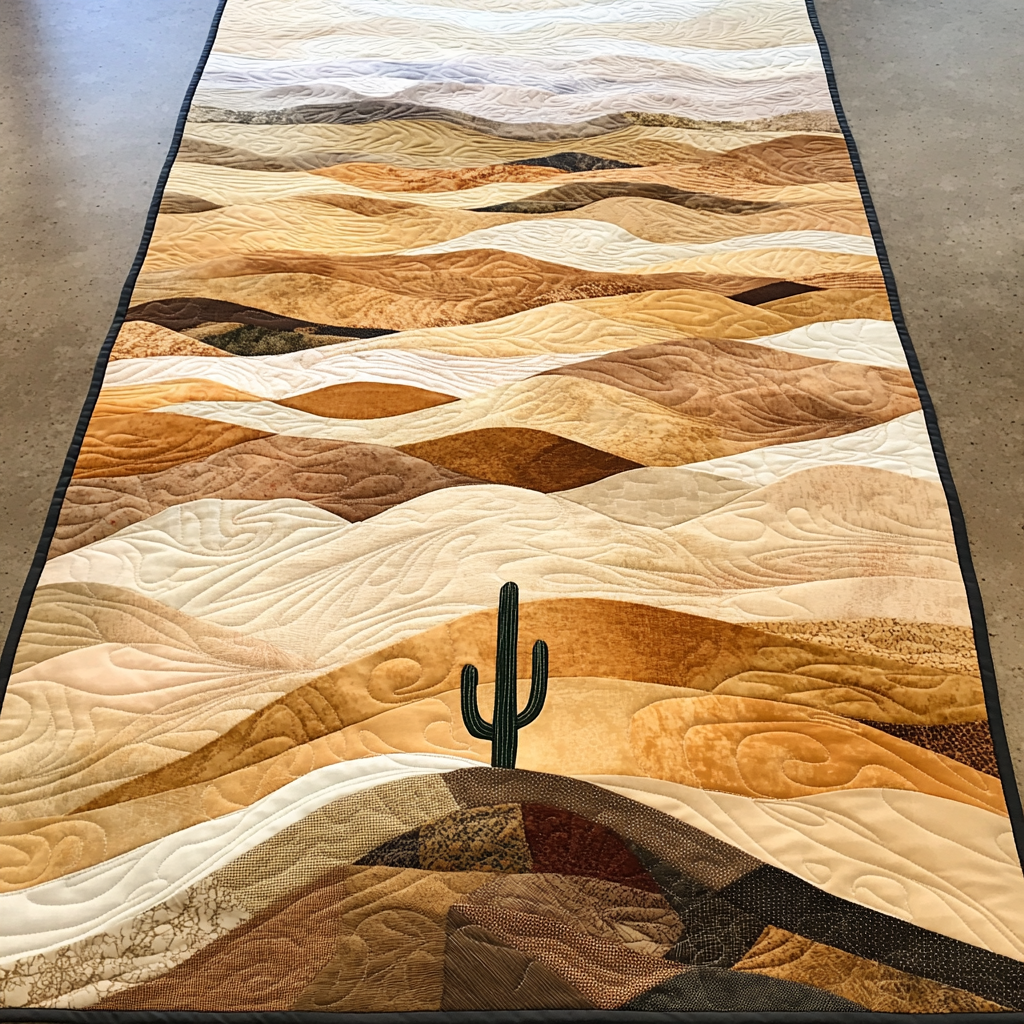 Cactus Horizon Quilted Table Runner NCU0DK6204