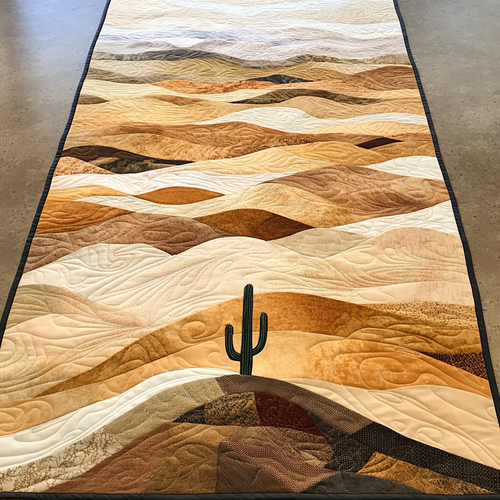 Cactus Horizon Quilted Table Runner NCU0DK6204