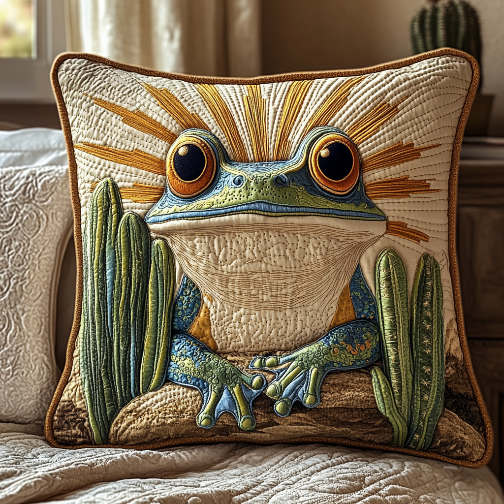 Cactus Leap Quilted Pillow Case NCU0DV5641
