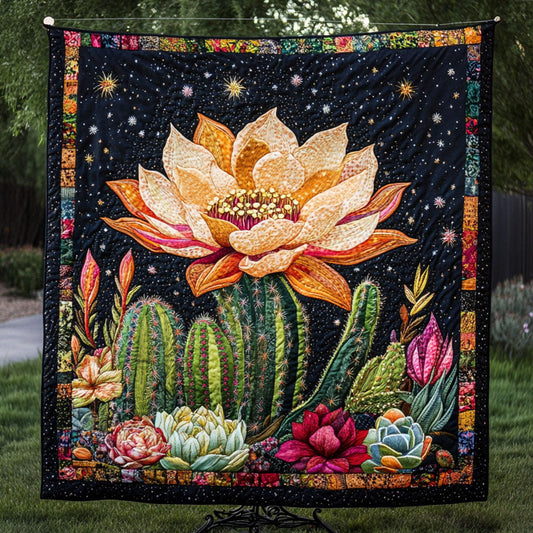 Cactus Moon Quilted Blanket NCU0NT4176