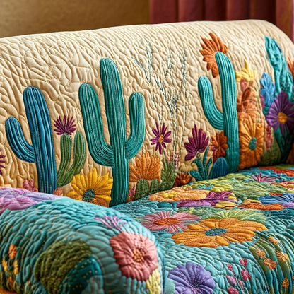 Cactus Path Quilted Sofa Cover NCU0DK11504