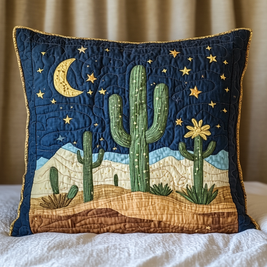 Cactus Sky Quilted Bedding Pillow Case NCU0VL1733