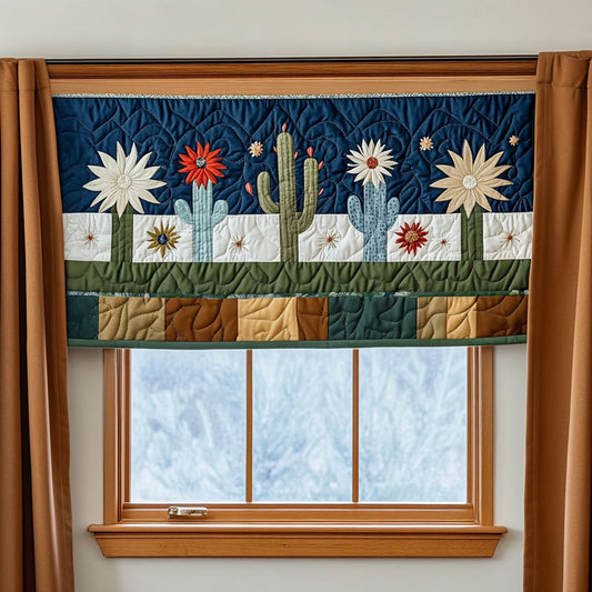 Cactus Star Garden Quilted Valance NCU0NT4299