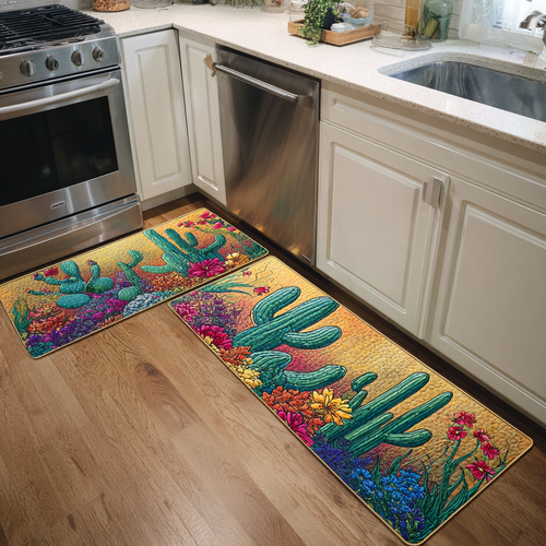 Cactus Sunset Kitchen Area Rug NCU0DK10925