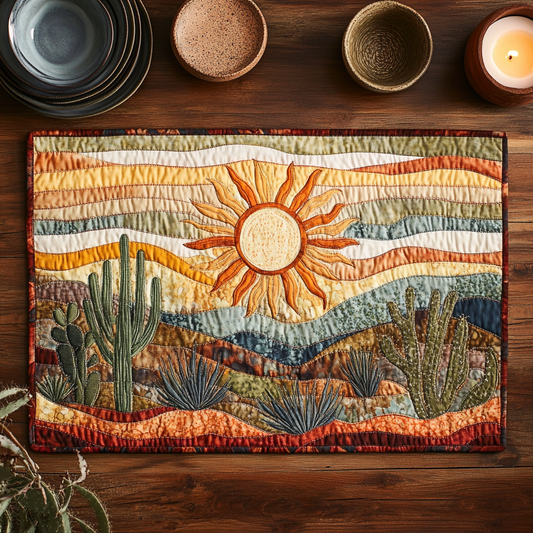 Cactus Sunset Quilted Place Mat NCU0VH3101