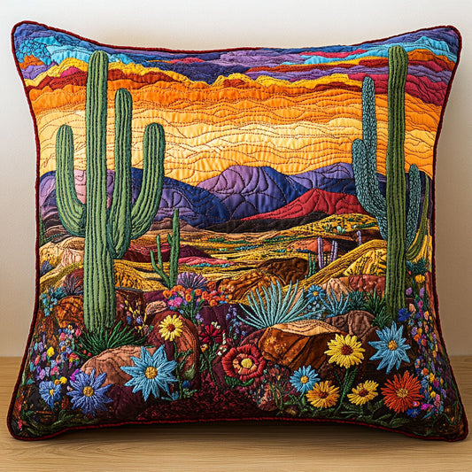 Cactus Touch Quilted Pillow Case NCU0NT6129