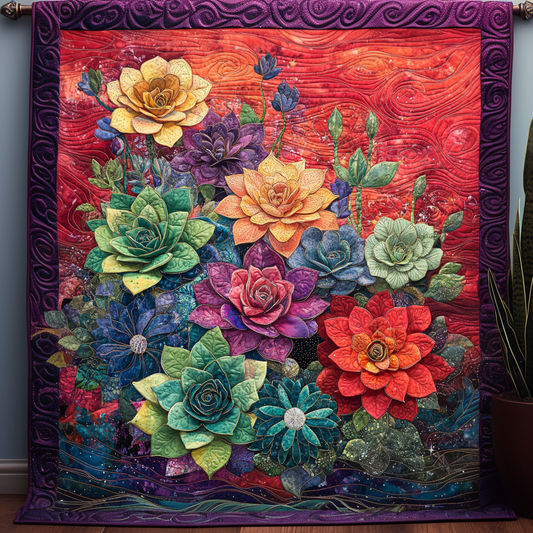 Cactus Trails Quilted Blanket NCU0DV2994