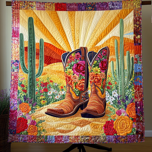 Cactus Trails Quilted Blanket NCU0VH3246