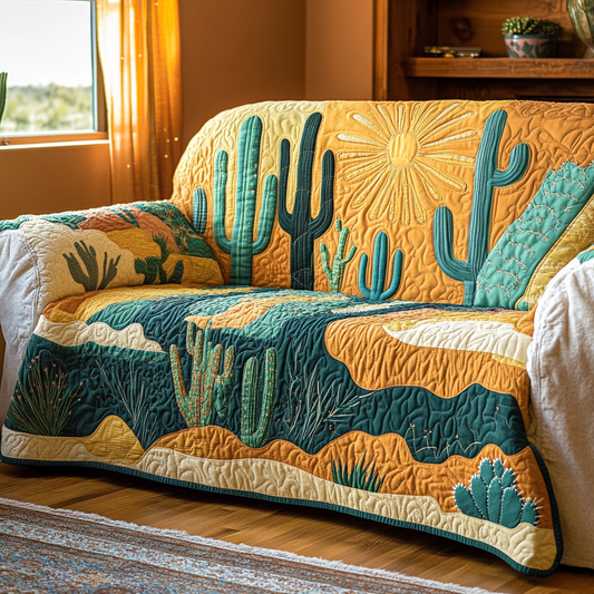 Cactus Valley Quilted Sofa Cover NCU0DK10837