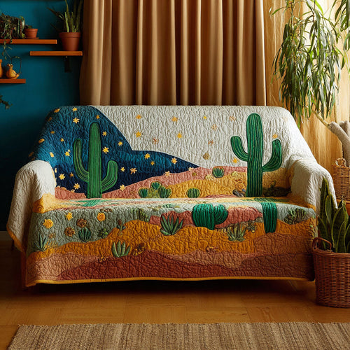 Cactus Valley Quilted Sofa Cover NCU0DK11499
