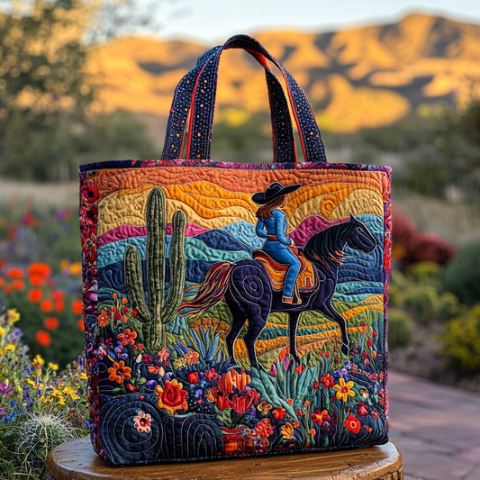 Cactus Valley Quilted Tote Bag NCU0DV7253