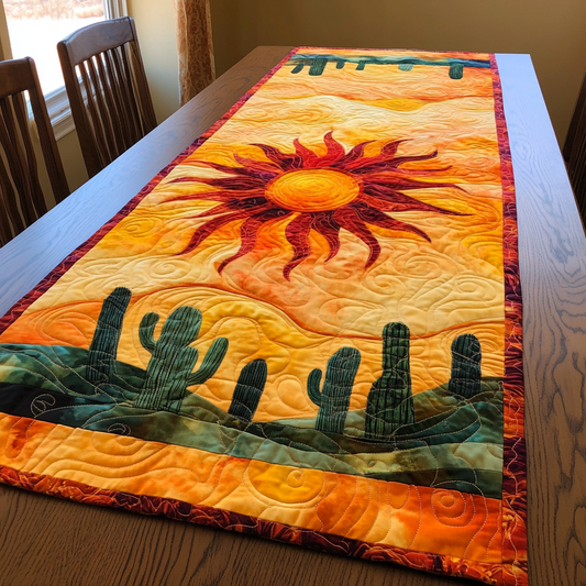 Cactus Whisper Quilted Table Runner NCU0DK5198
