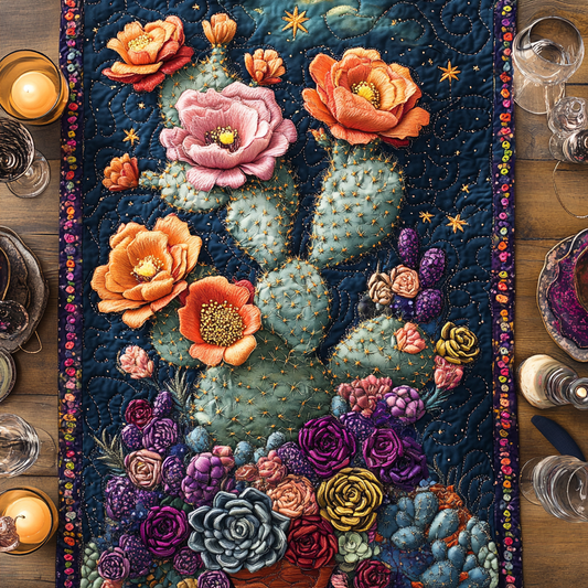 Cactus and Cradle Quilted Table Runner NCU0DV2604
