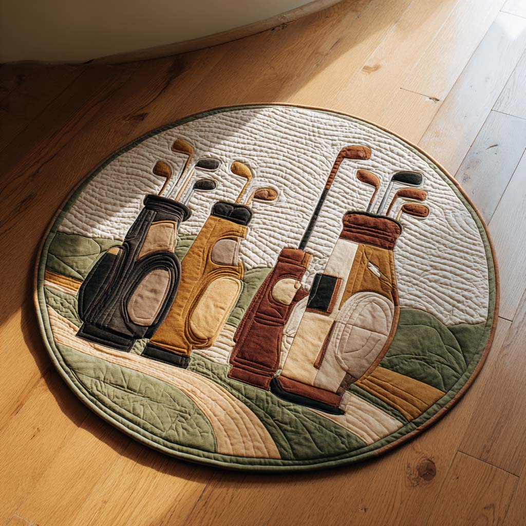 Caddie Golf Gear Quilted Round Mat NCU0HH1821
