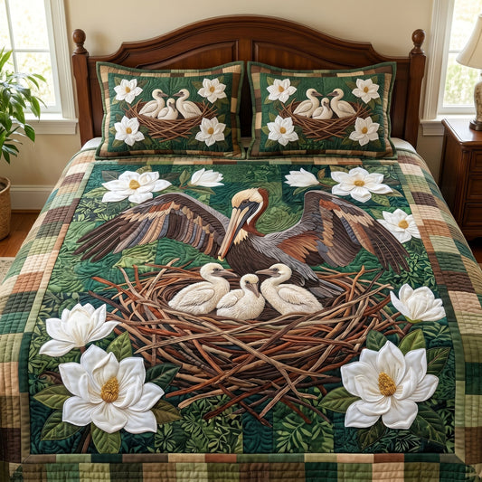 Cajun Spirit 3-Piece Quilted Bedding Set NCU0NT12765
