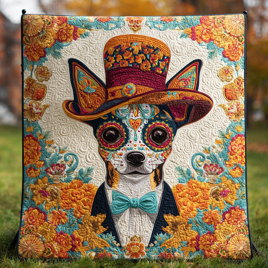Calavera Canine Quilted Blanket NCU0PT8524