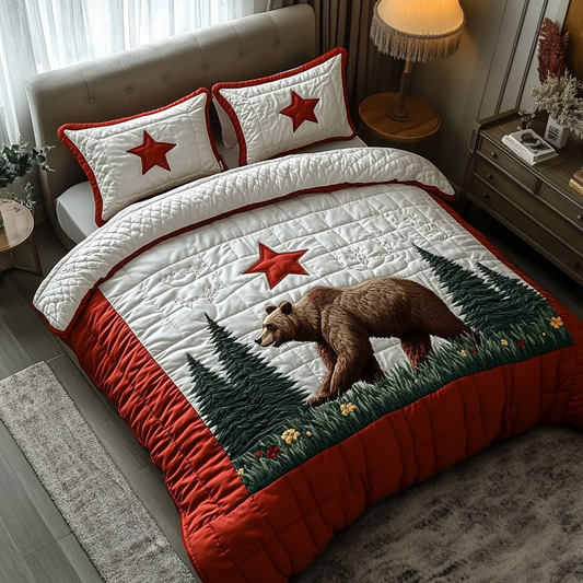 California Spirit Quilted Bedding Set NCU0DV4934