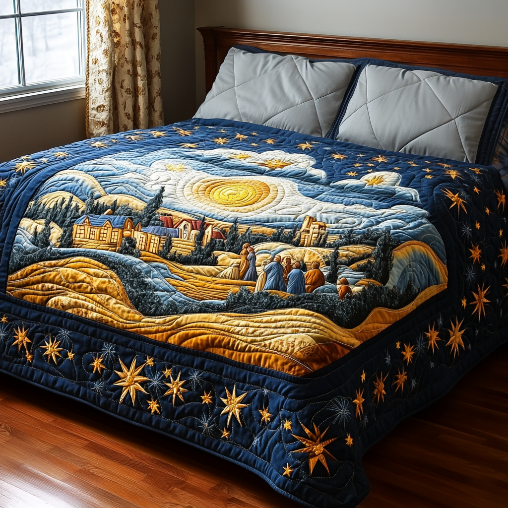 Calm And Bright Quilted Blanket NCU0DV1152