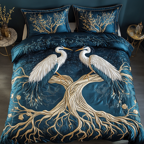 Calm Horizon 3-Piece Quilted Bedding Set NCU0VH2485