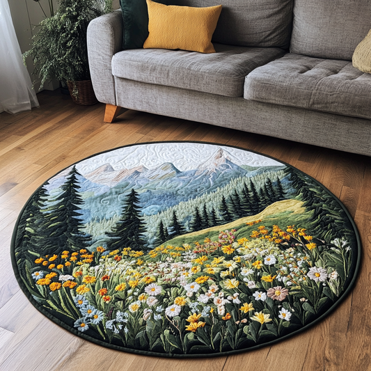 Calm Vista Quilted Round Mat NCU0DK7103