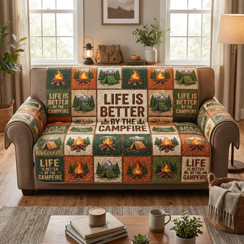Camp Dream Quilted Sofa Cover NCU0TD2734