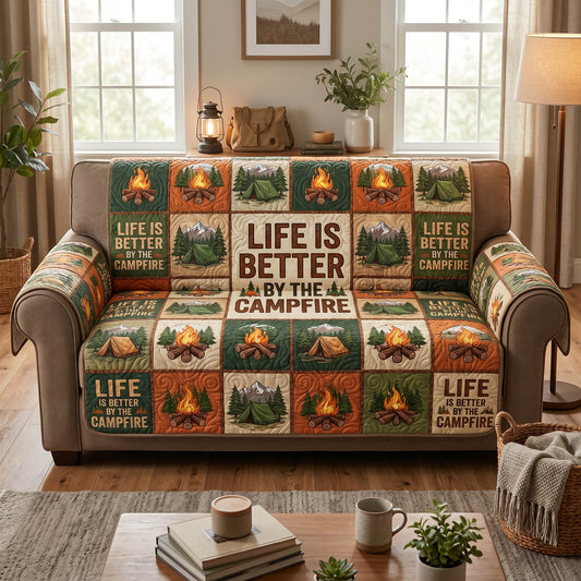 Camp Dream Quilted Sofa Cover NCU0TD2734