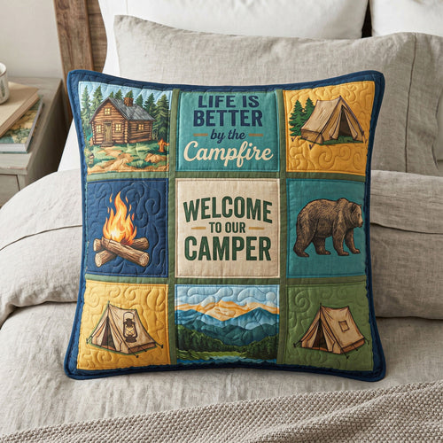 Camp Escape Quilted Pillow Case NCU0TD2688