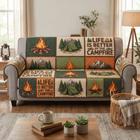 Camp Journey Quilted Sofa Cover NCU0TD2731