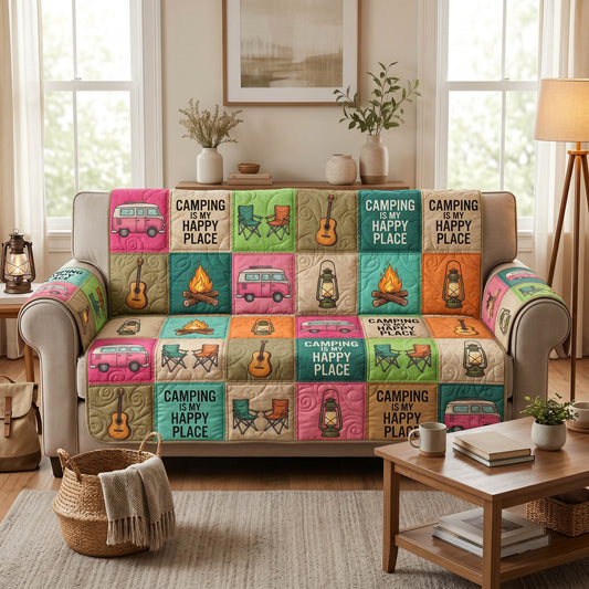 Camp Life Quilted Sofa Cover NCU0TD2727