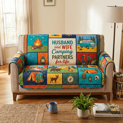 Camp Moments Quilted Sofa Cover NCU0TD2696