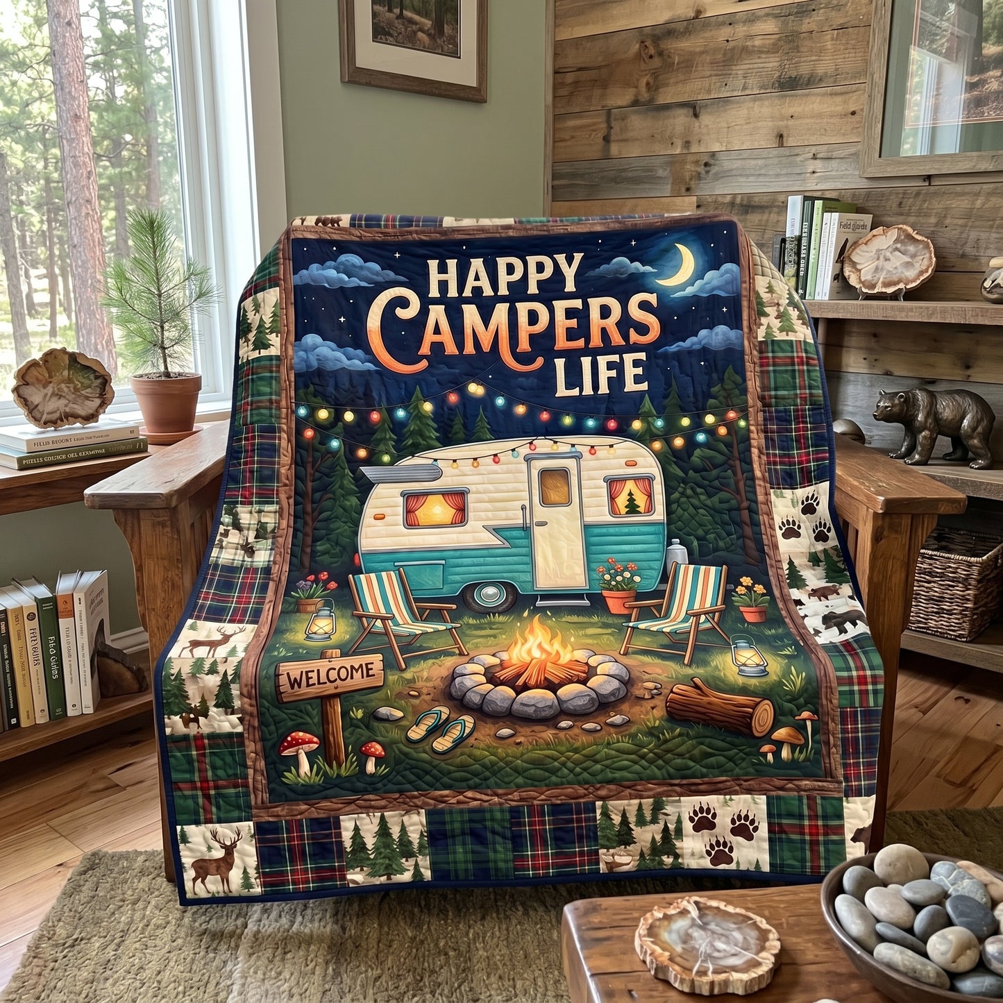 Camp Nights Quilted Blanket NCU0DV9753